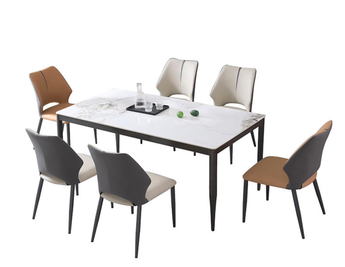 Modern Minimalist Table & Chair Set