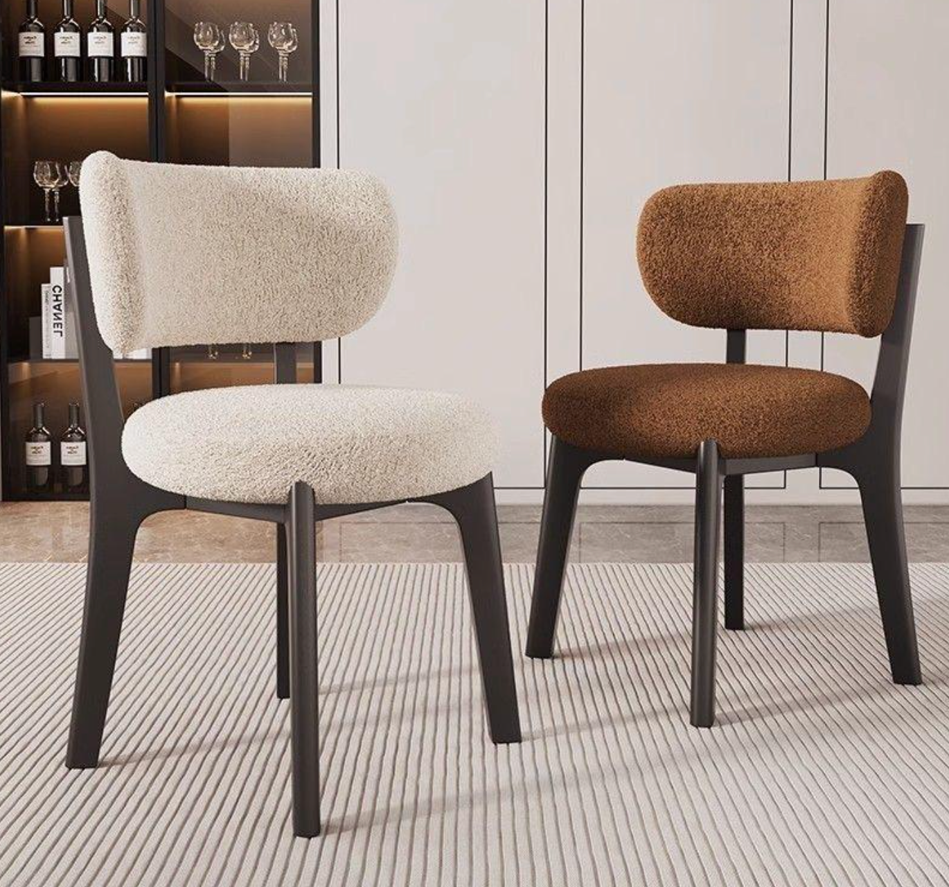 Natural Wicker & Wood Accent Chair