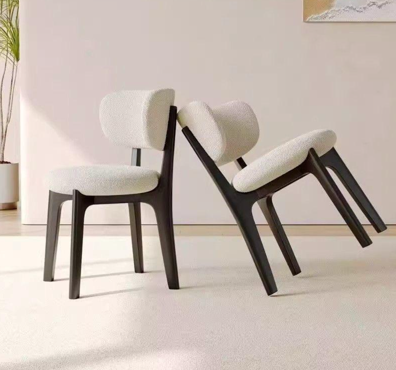 Natural Wicker & Wood Accent Chair
