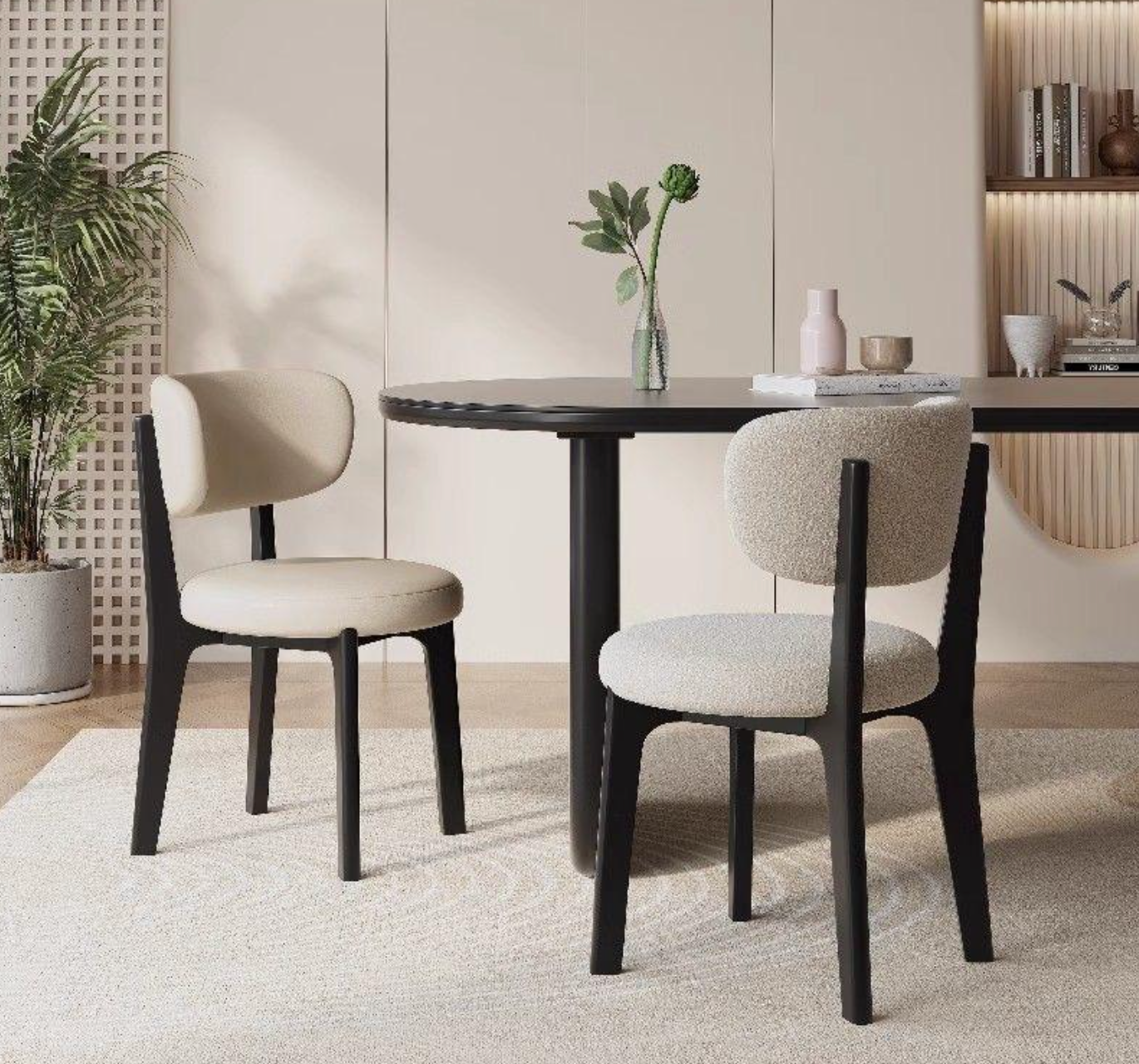 Natural Wicker & Wood Accent Chair