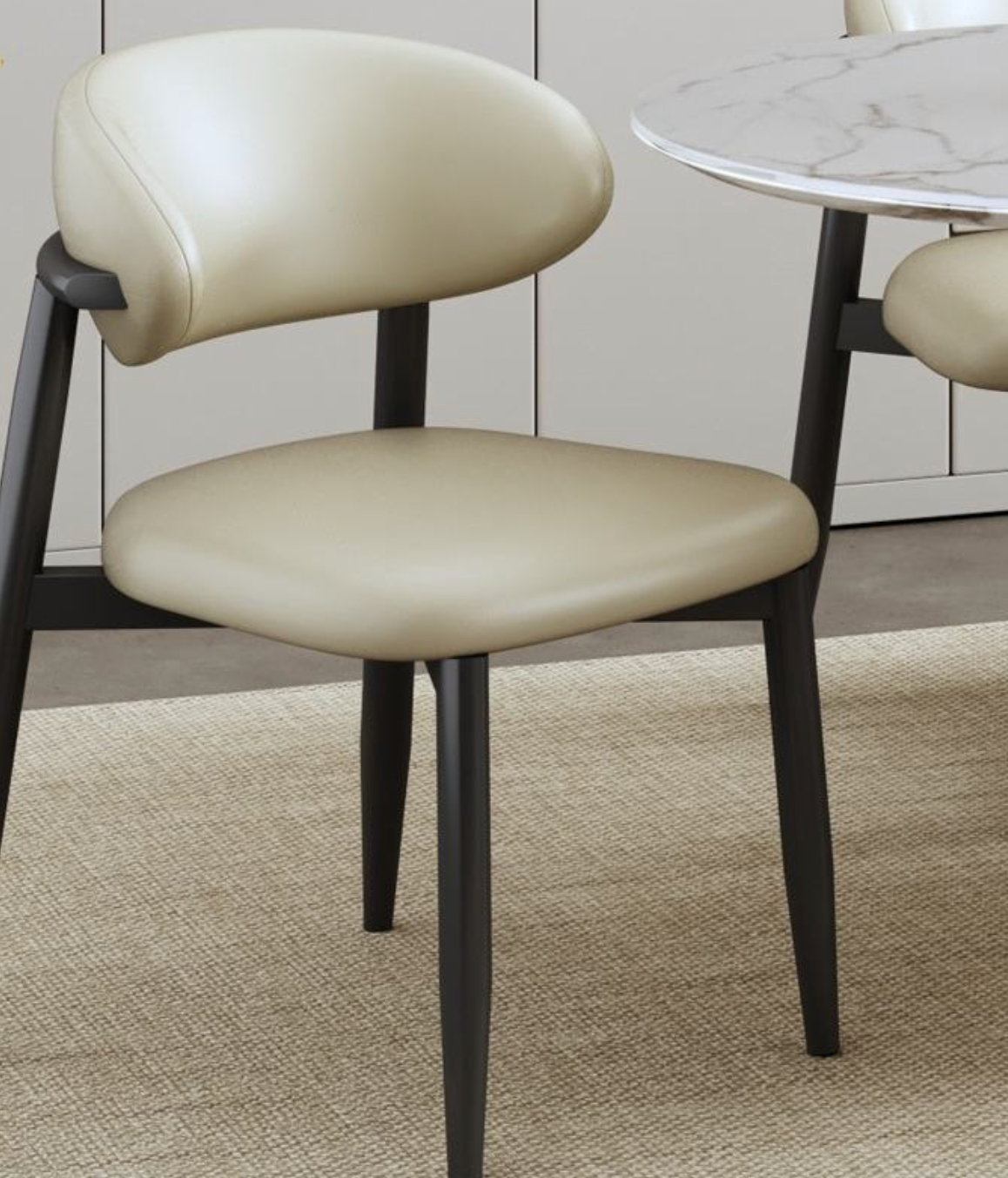 Modern Solid Wood Stackable Dining Chair
