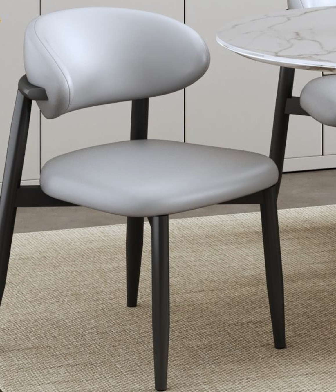Modern Solid Wood Stackable Dining Chair