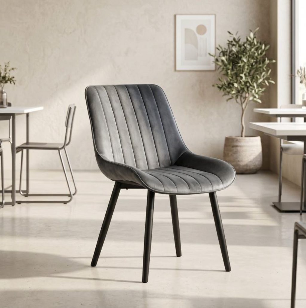Modern Nordic Velvet Dining Chair