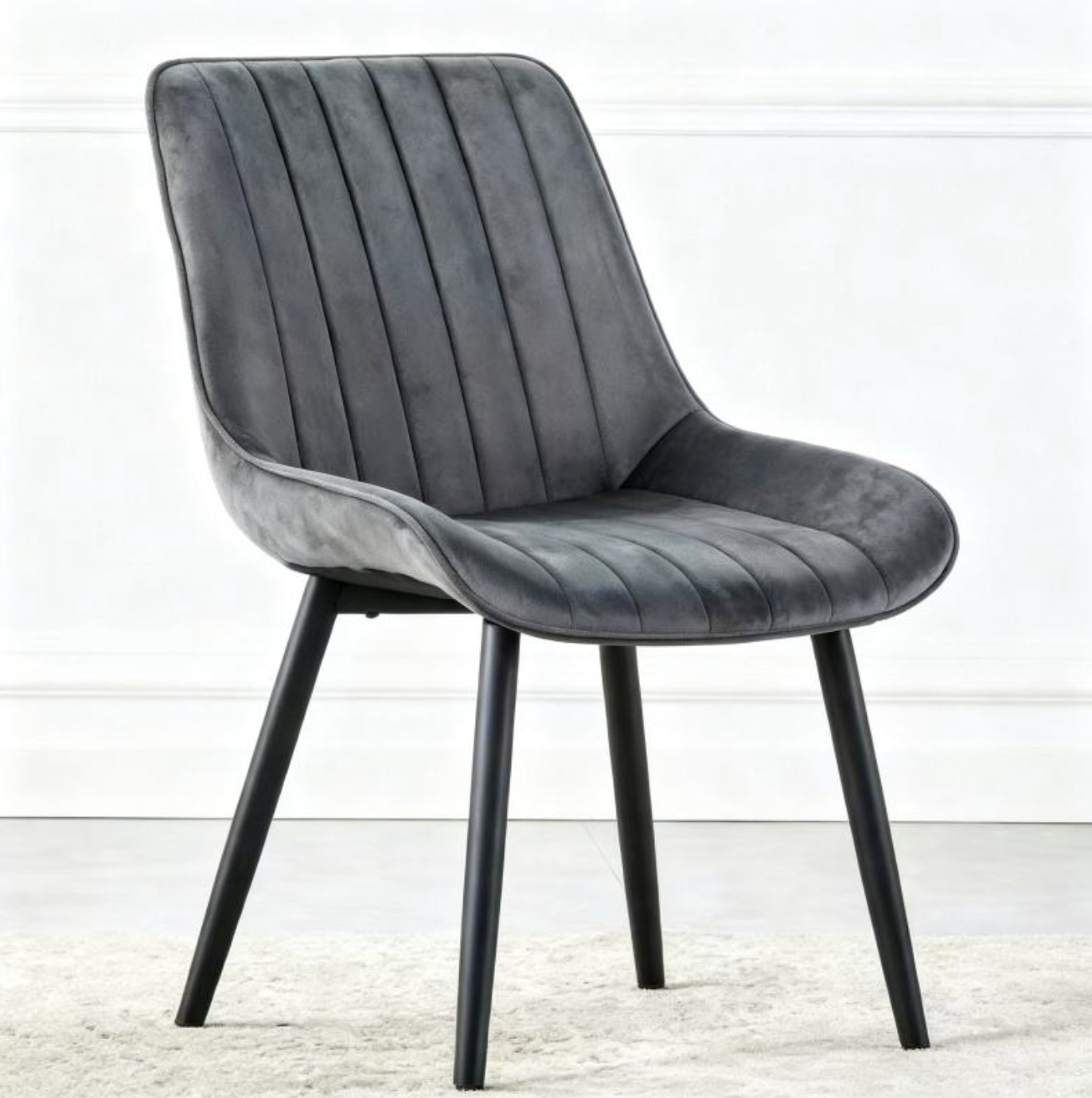 Modern Nordic Velvet Dining Chair