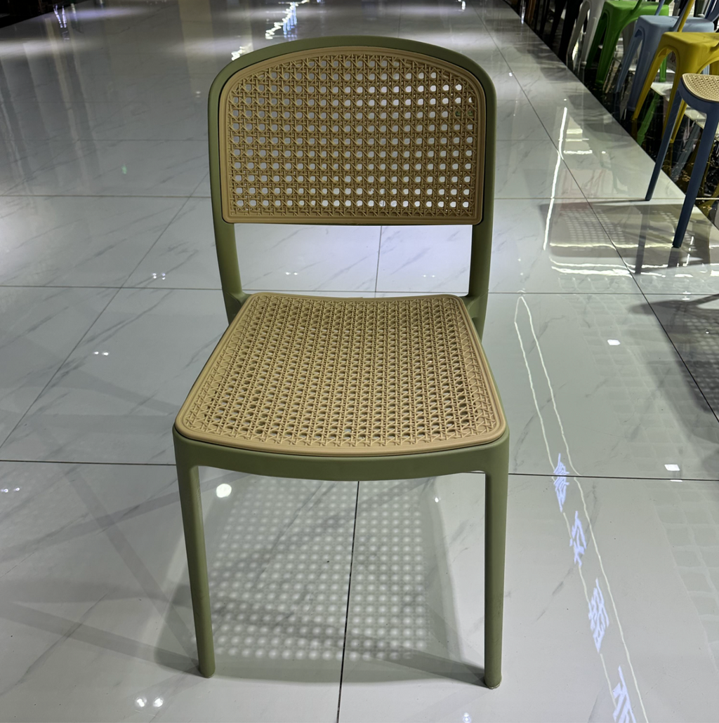 Modern Rattan-Style Dining Chair