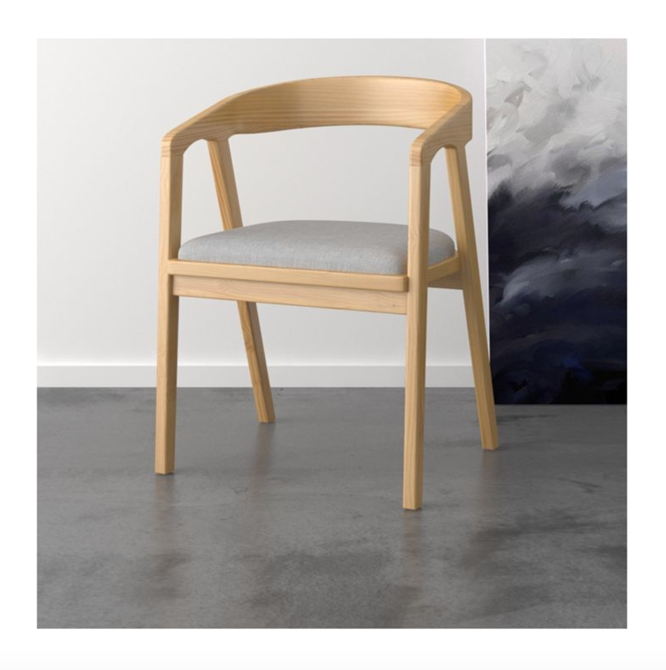 Stackable Wooden Dining Chair